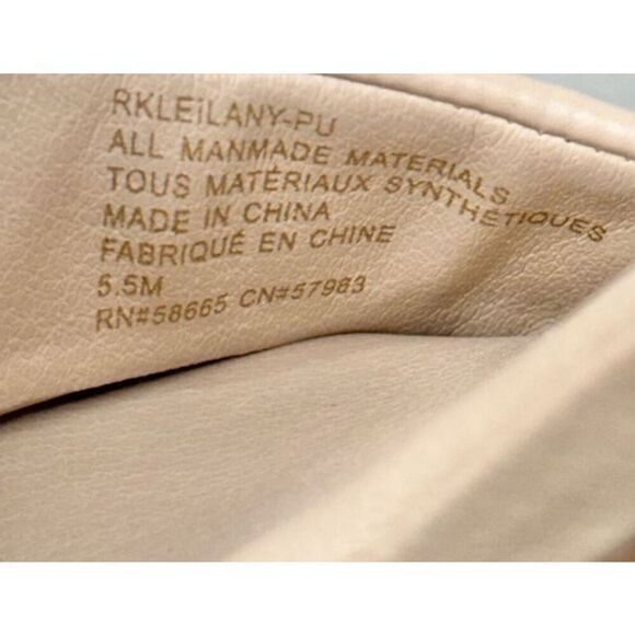 Nordstrom Rack Sandals Size 5.5 Tan Crisscross Ope Toe Slingback Heels‎ - Picture 8 of 9